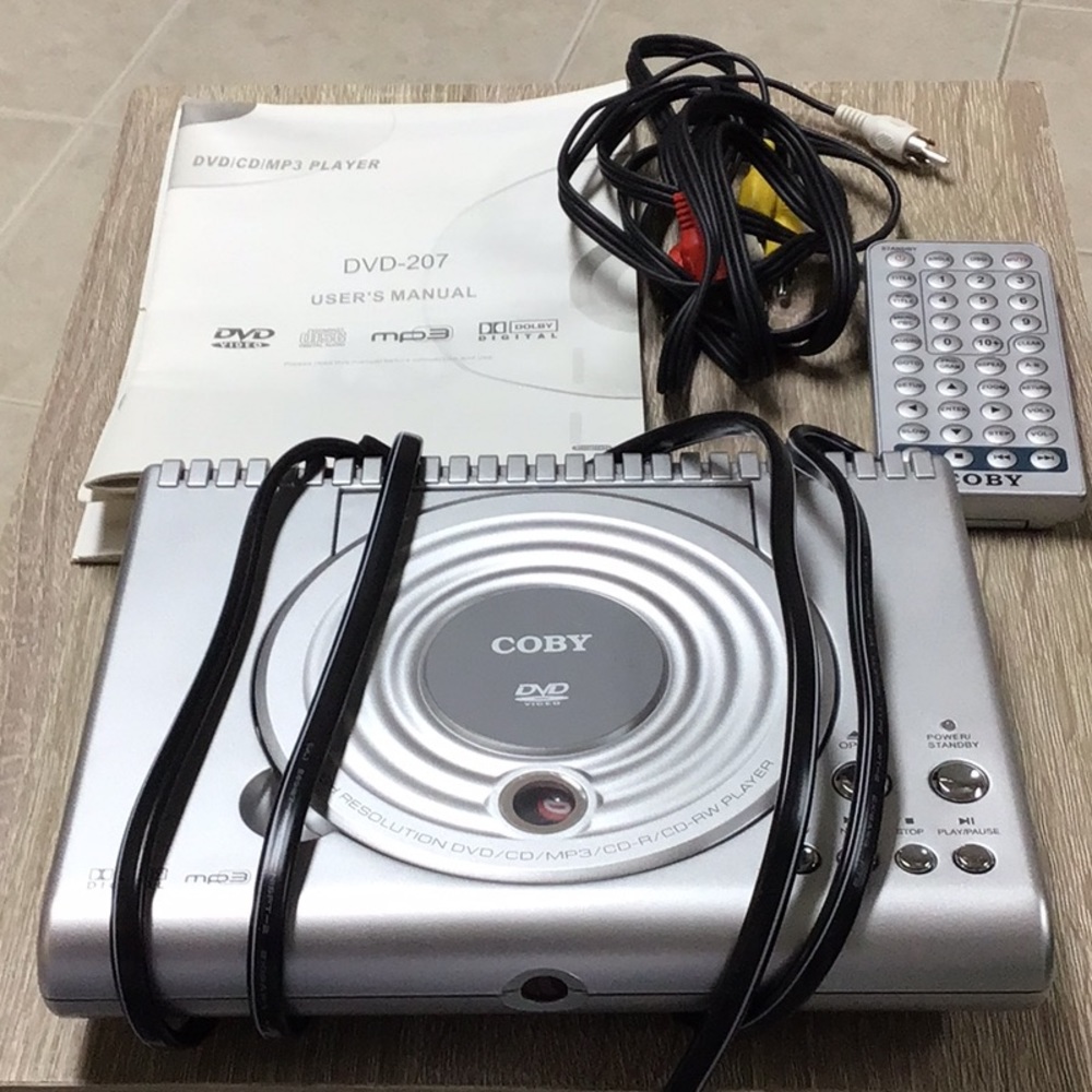 NEW COBY ULTRA COMPACT DVD PLAYER/CD/MP3PLAYER - Picture 9 of 14
